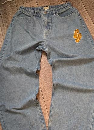Джинси чоловічі clints inc step correct baggy блакитні розмір m
