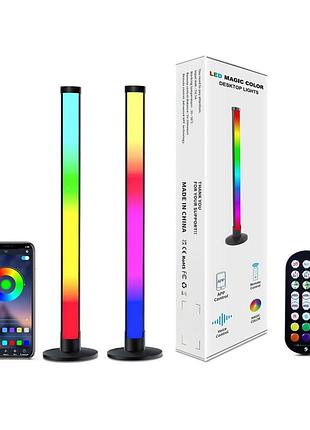 Світильник smart rgb led лампа з пультом та додатком