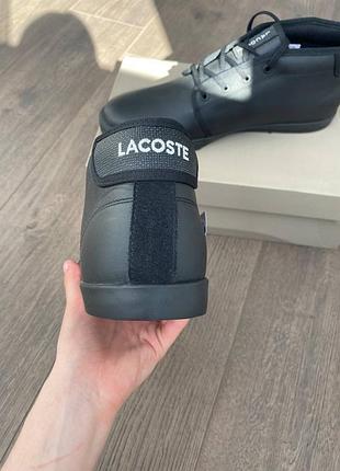 Кеді високі шкіряні оригінал lacoste рр.47 5