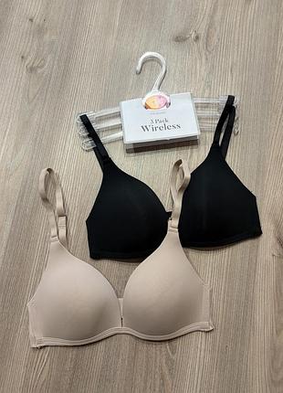 Гладенький підлітковий бюст без кісточок комплект 2 шт primark