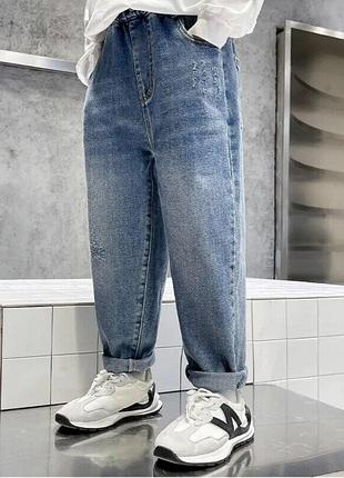 Джинсы мом подлетка\jil sander\р.164-168-170(32)