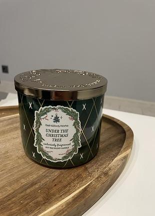 Свічка ароматична різдвяна bath and body