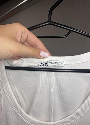 Майка жіноча zara біла 3