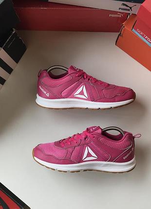 Кросівки жіночі reebok рожеві, розмір 38, довжина устілки 24.5 см кросівки обувь дівчата жінки в спорт зал фітнес біг