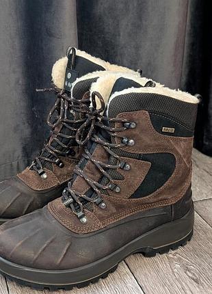 Черевики чоловічі 46 nord зимові коричневі 45 розмір з мембраною gore-tex