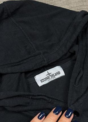 Оригінальна кофта лонгслів худі stone island junior 7