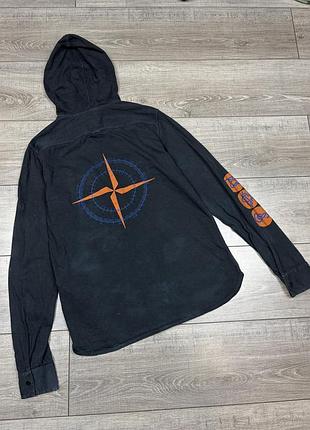 Оригінальна кофта лонгслів худі stone island junior 2