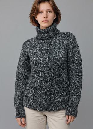 Теплий кардиган massimo dutti з вовною, мохером та альпакою, р. m 🖤