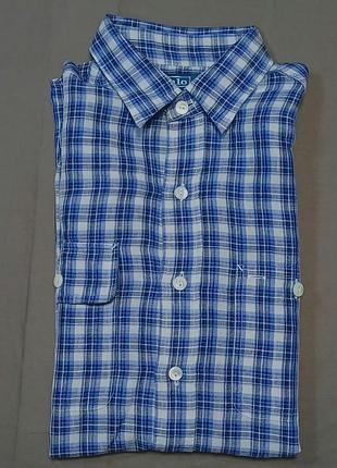Воротник 39 см polo ralph lauren size s в клетку рубашка 100% cotton