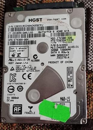 100% hdd 2.5 320 гб hgst (hitachi) 7200 88.4/89.6 жесткий диск hts725032a7e630 хитачи хгст