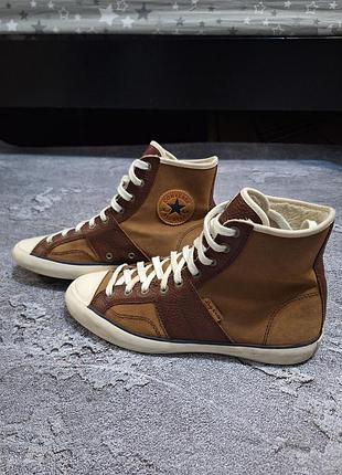 Високі кеди converse chuck taylor all star (original) | утеплені, розмір 41 (us 9.5)