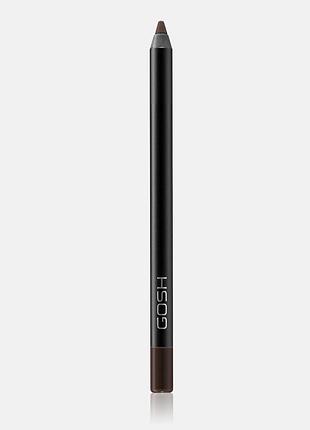 Контурні олівці gosh copenhagen velvet touch eyeliner у чорному та коричневому кольорі