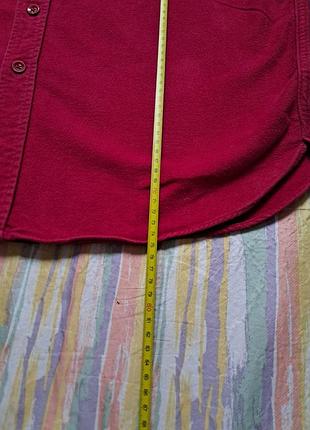 L.l.bean chamois cloth shirt чоловіча тепла фланелева сорочка.розмір xl 5