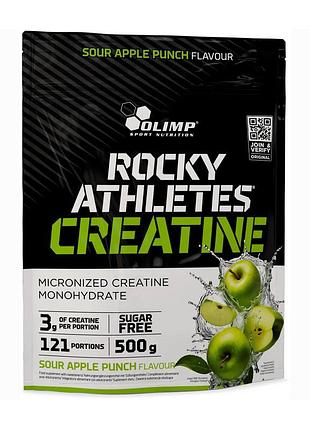 Креатин моногидрат микронизированный с магнием и b6 для набора массы olimp rocky athletes creatine 500 г