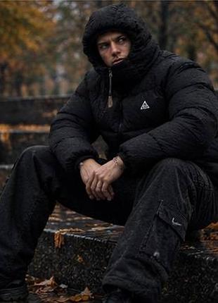 Чоловічий пуховик nike acg чорний 3
