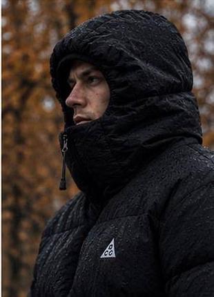 Чоловічий пуховик nike acg чорний 6