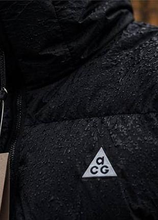 Чоловічий пуховик nike acg чорний 2