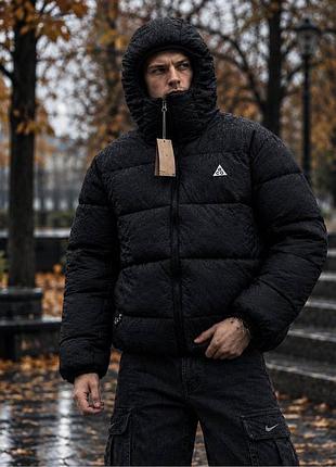 Чоловічий пуховик nike acg чорний