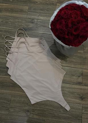 Боді h&m | бежеве боді | молочне