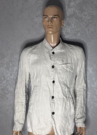 Лляний піджак жакет zara, l