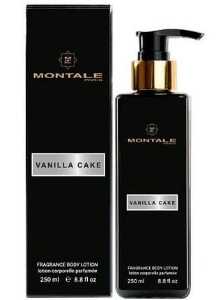 Парфюмированный лосьон для тела montale vanilla cake exclusive euro 250 мл