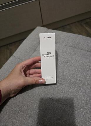 Сироватка для обличчя mantle the organic essence 50 ml для захисту, зволоження та вирівнювання тону