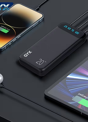 Gyx power bank 20000 мач 22,5 вт 4