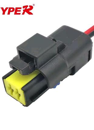 Герметичний автомобільний роз'єм 2 pin rtyper (0090-209 / 211pc022s0049) з кольоровими проводами, 1 set
