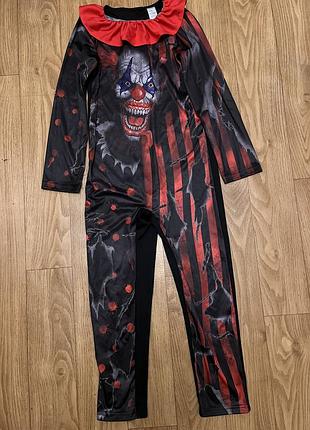 Костюм ромпер унісекс клоун clown halloween