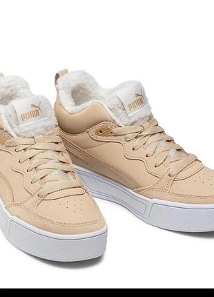 Кросівки жіночі puma skye demi teddy ws бежеві, розмір 35.5, довжина устілки 22 см