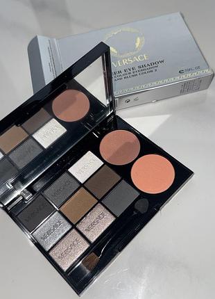Лімітована палетка тіней versace тіні неймовірні відтінки версаче +румʼяна
