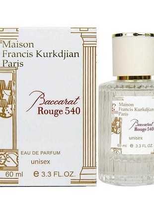 Парфумована вода maison francis kurkdjian baccarat rouge 540 unisex, 60 мл (нова).