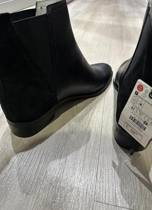 Черевики жіночі zara чорні 4