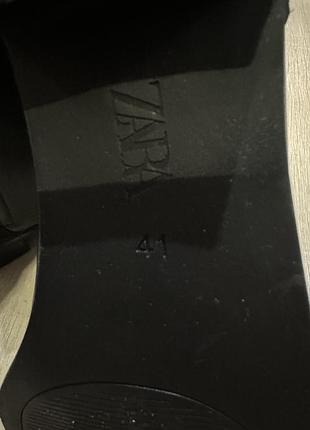 Черевики жіночі zara чорні 5