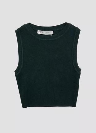 Топ вязанный zara