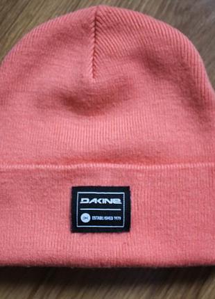 Шапка бини женская/унисекс dakine cutter beanie коралловая