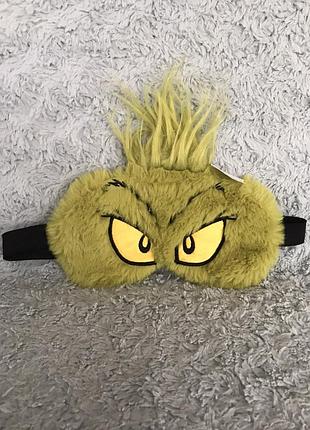 М'яка маска для сну the grinch