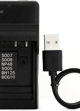 Norifon - usb-зарядний пристрій cga-s005 для акумуляторів panasonic lumix cga-s005 та dmw-bcc12
