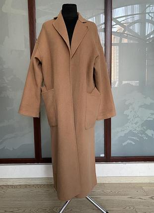 Вовняне пальто zara 3