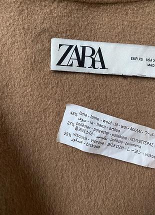 Вовняне пальто zara 6