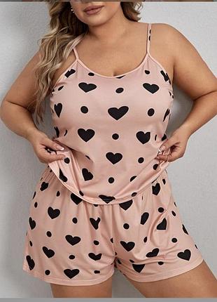 Пижама женская, размер xxl-4xl.