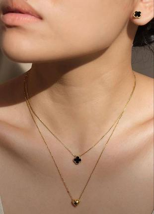 Колье підвіска van cleef & arpels mini  • 2