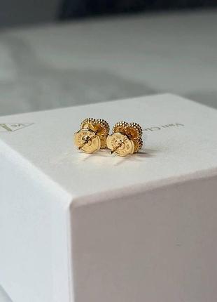 Сережки сережки van cleef & arpels mini  • 3