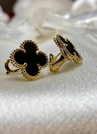 Сережки van cleef & arpels    • колір: жовте золото