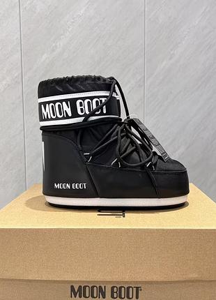Чоботи жіночі moon boot чорні