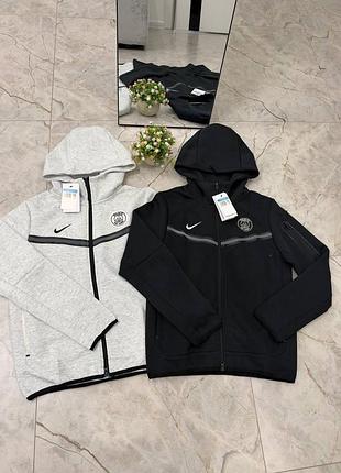 Спортивна кофта чоловіча nike tech fleece psg