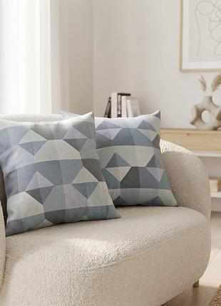 Набір жаккардових декоративних наволочок ikea svarthö (свартхо)