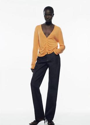 Светр жіночий zara помаранчевий