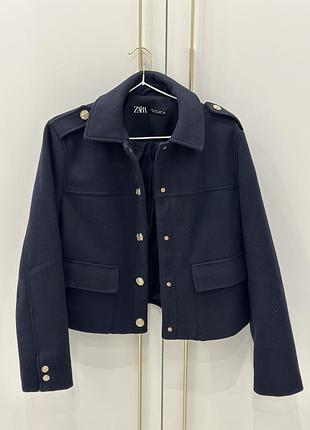 Куртка жіноча zara синя