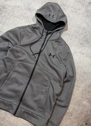 Чоловіче худі under armour флісове сіре 2